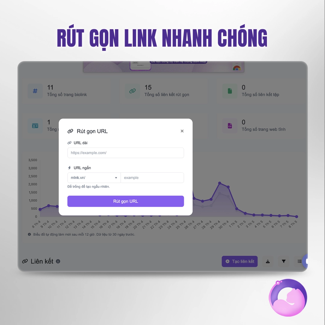 Screenshot of the app short URL editing page